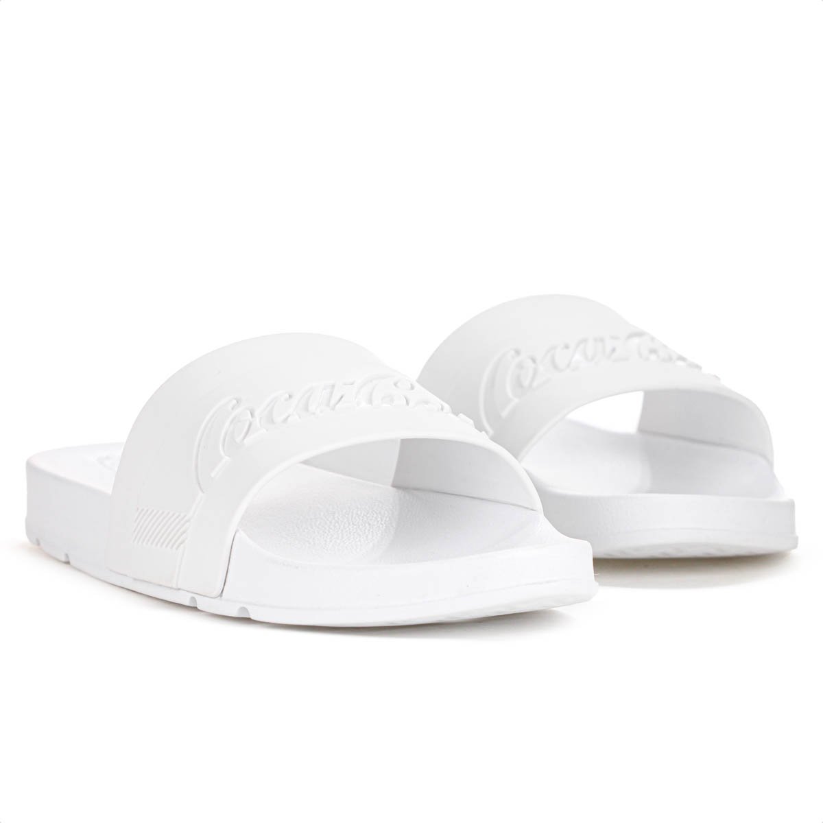 Chinelo Coca Cola Slide Injetado Branco - Masculino Branco 4