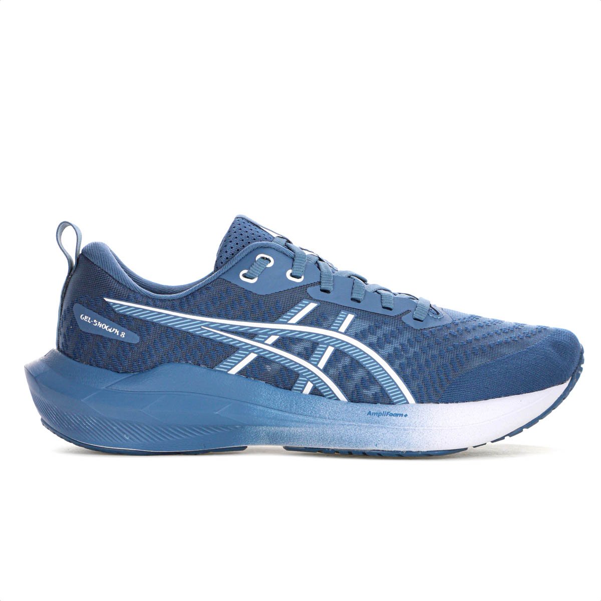 Tenis Asics Gel Shogun 8 Azul e Branco - Masculino