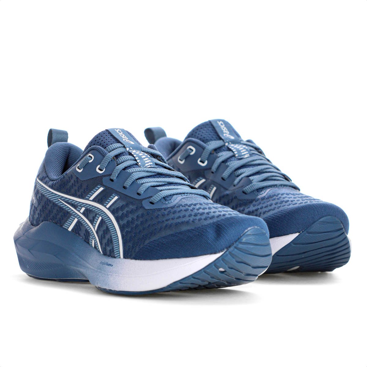 Tenis Asics Gel Shogun 8 Azul e Branco - Masculino Azul 3