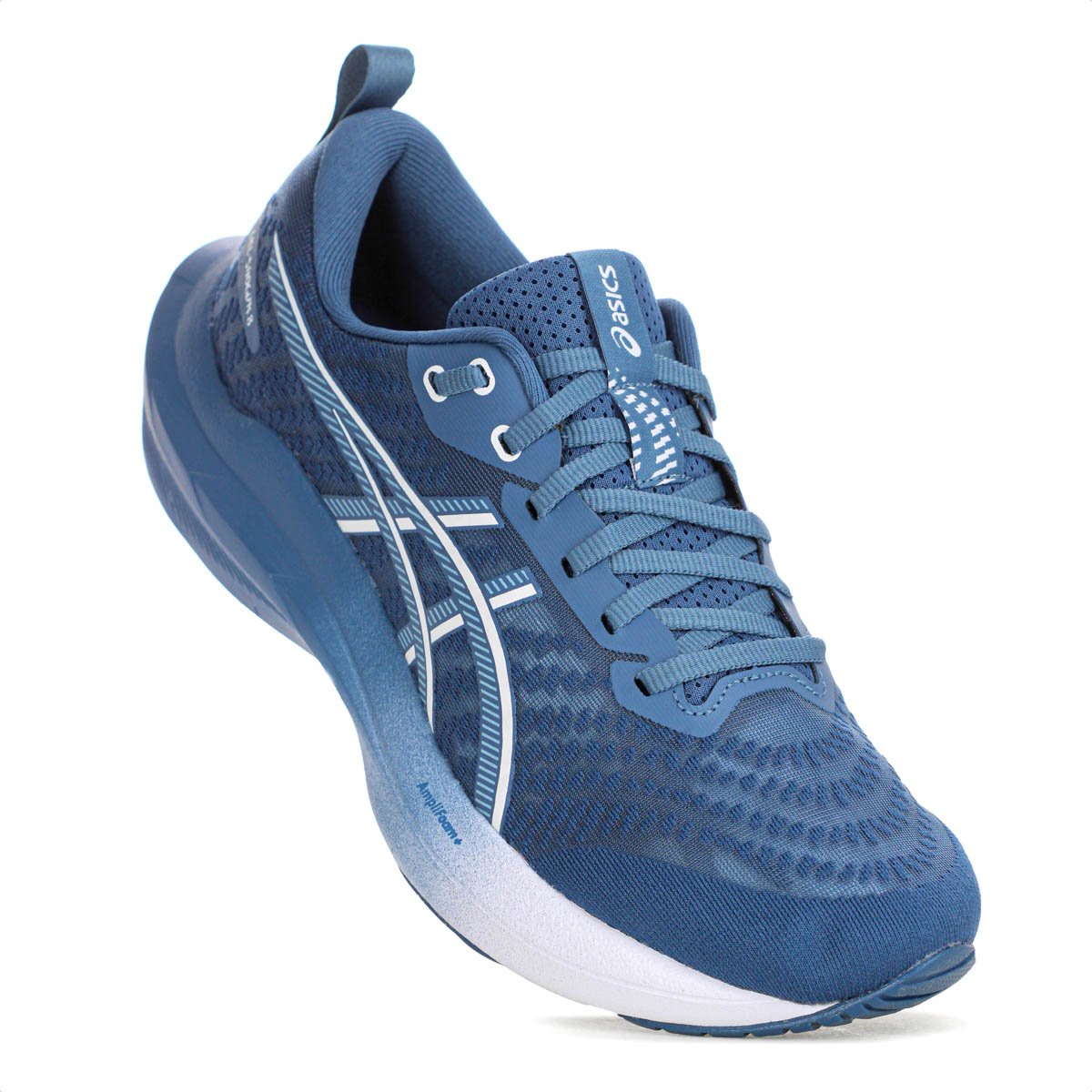 Tenis Asics Gel Shogun 8 Azul e Branco - Masculino Azul 5