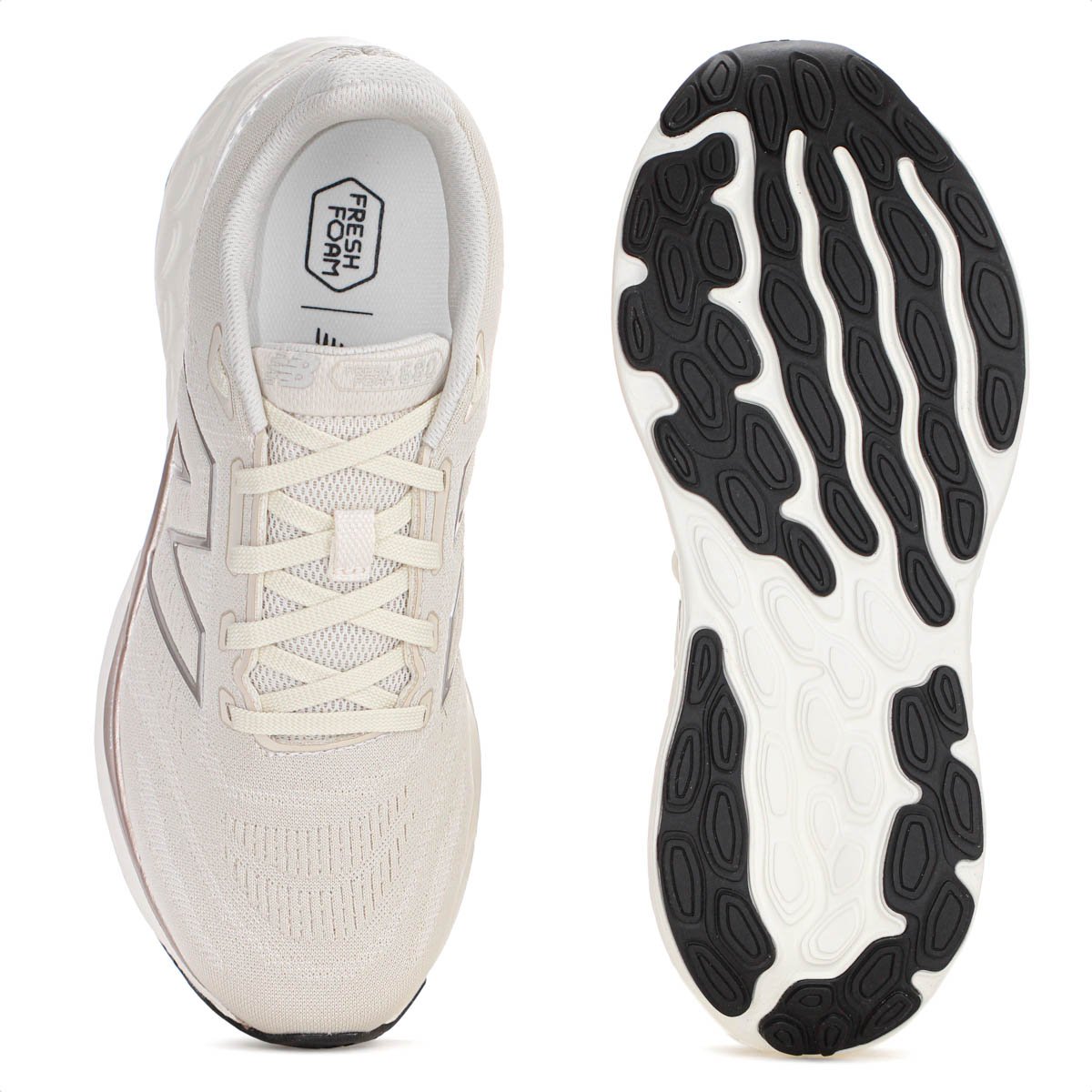 Tenis New Balance Fresh Foam 680v8 Bege - Feminino Bege 4