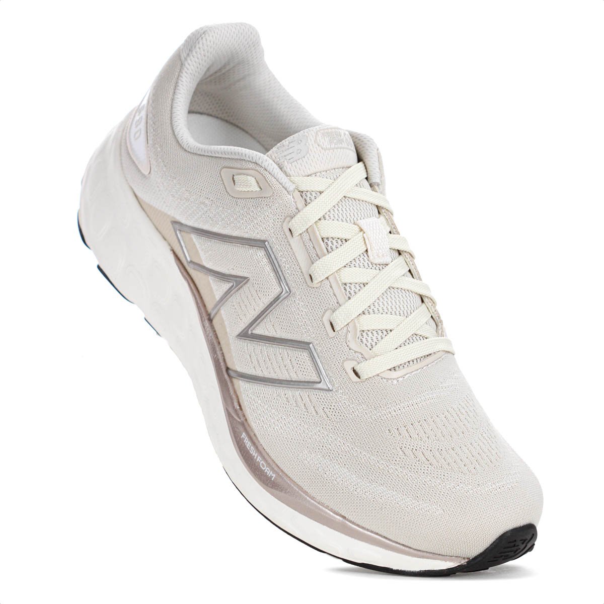 Tenis New Balance Fresh Foam 680v8 Bege - Feminino Bege 5