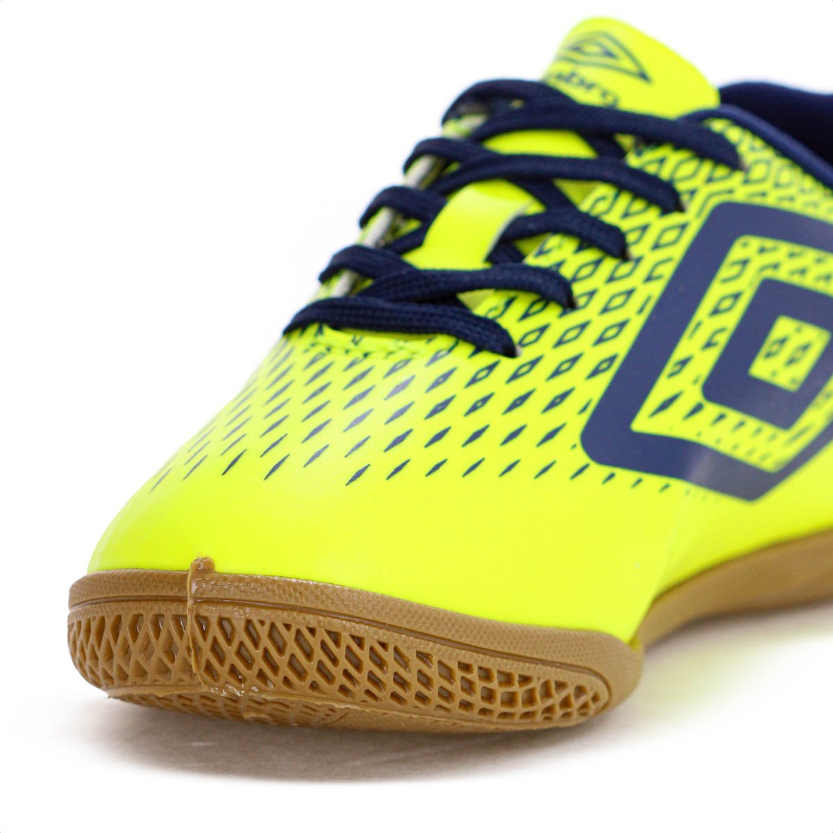 Chuteira Umbro Futsal X Diamond Jr Verde Limao e Azul Escuro - Juvenil Verde 6