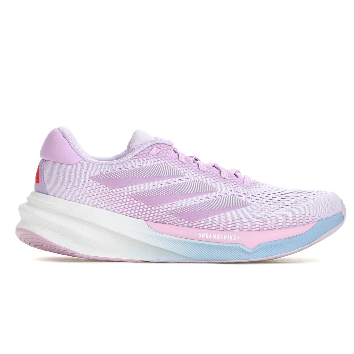 Tenis Adidas Supernova Stride 2 Rosa Lilas e Azul - Feminino