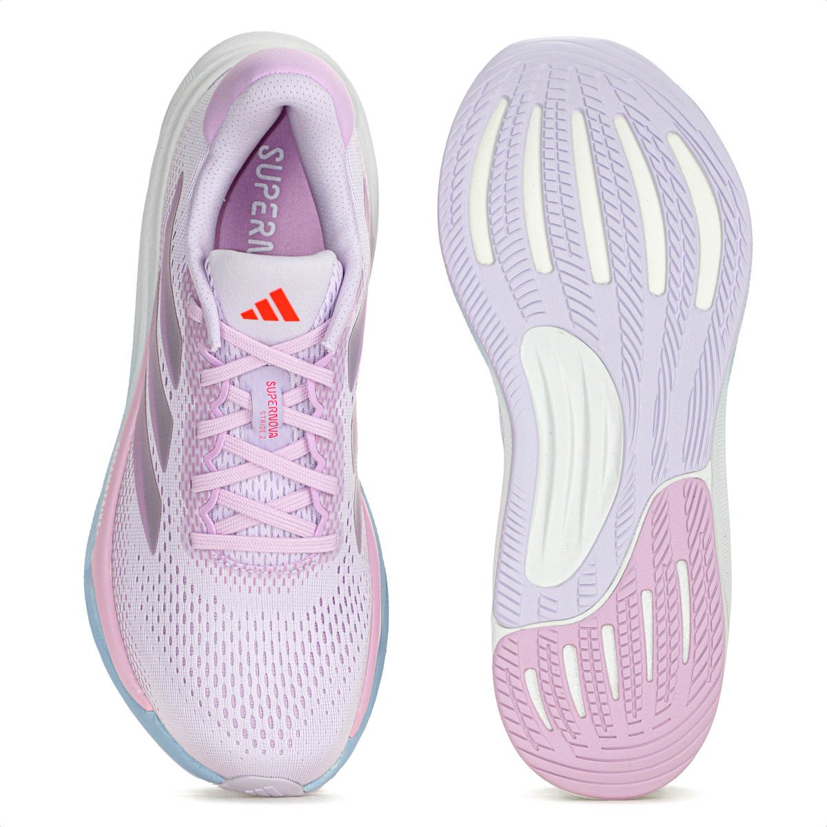 Tenis Adidas Supernova Stride 2 Rosa Lilas e Azul - Feminino Rosa 4