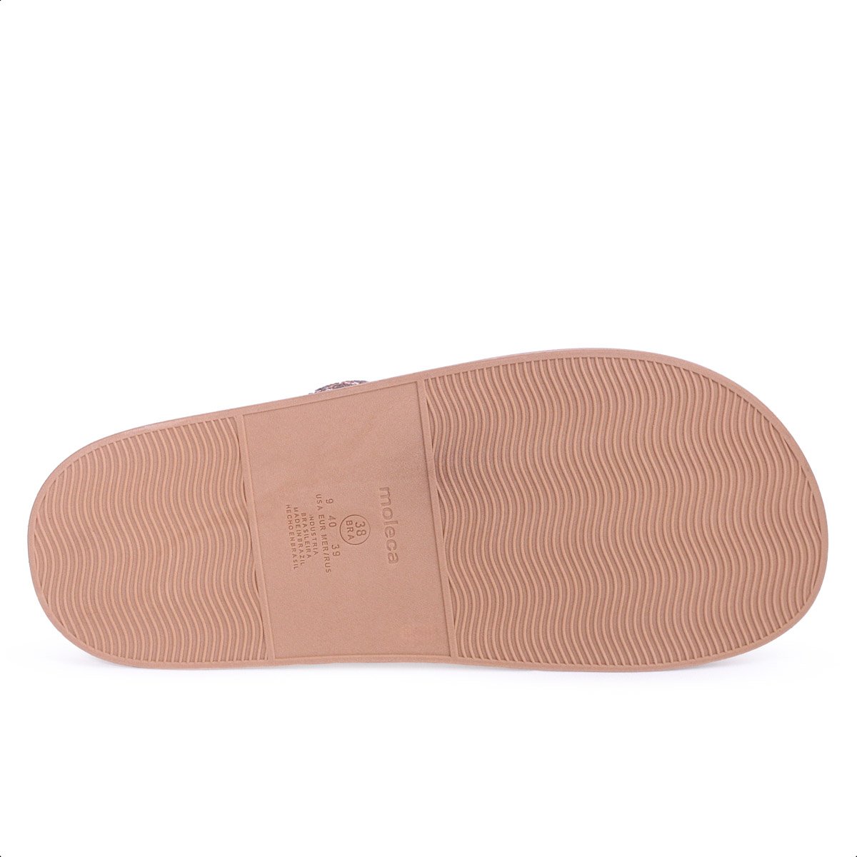 Sandalia Moleca Tira Tripla Glitter Rose e Dourada - Feminino Rosa 8