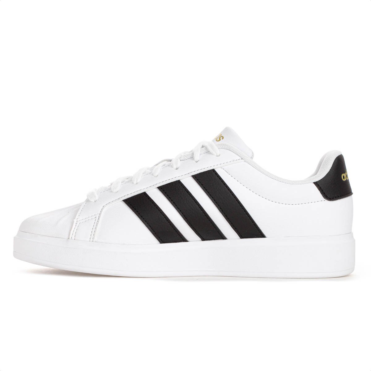 Tenis Adidas Streettalk Branco e Preto - Feminino Branco 2