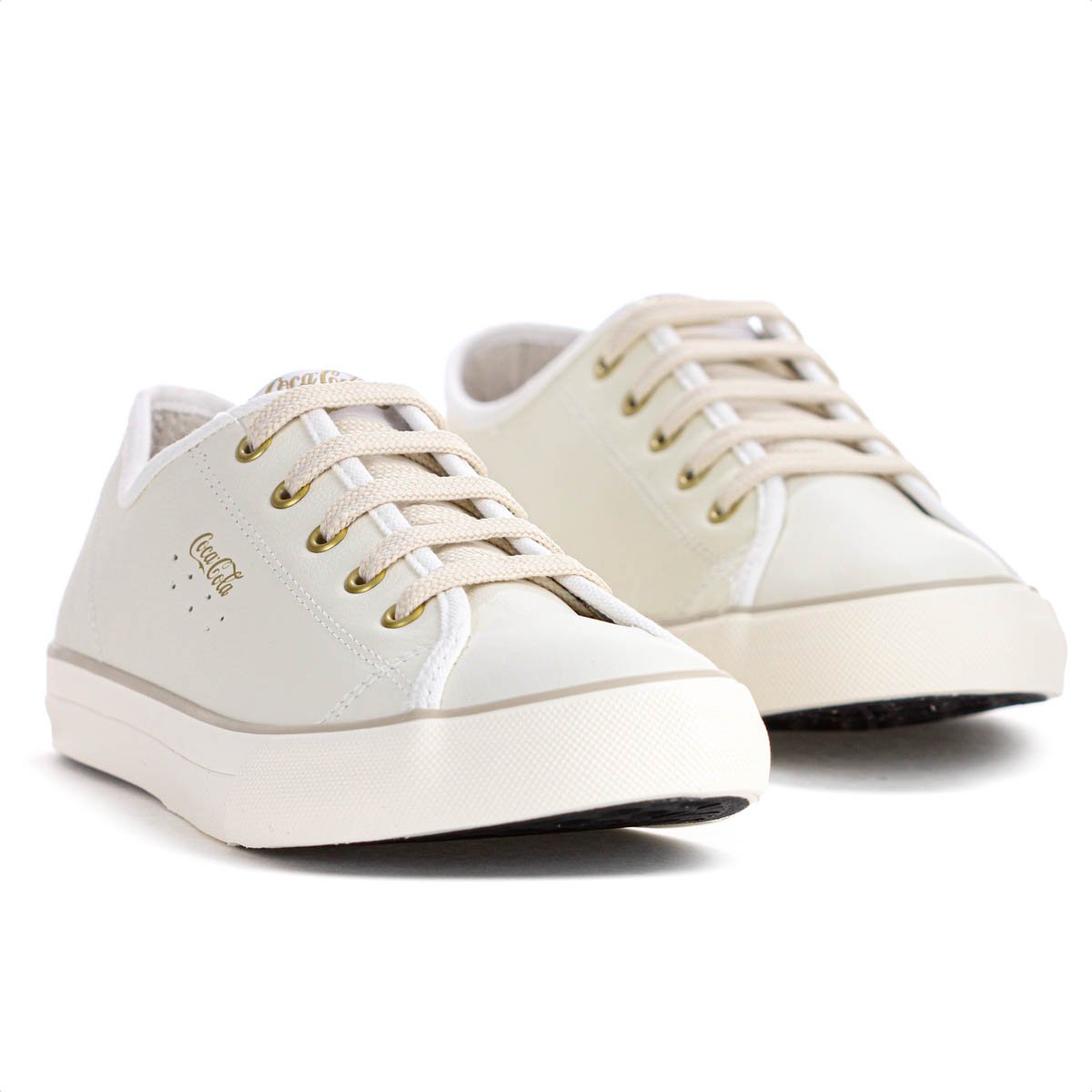 Tenis Coca Cola Stream Leather Off White - Feminino Off White 3