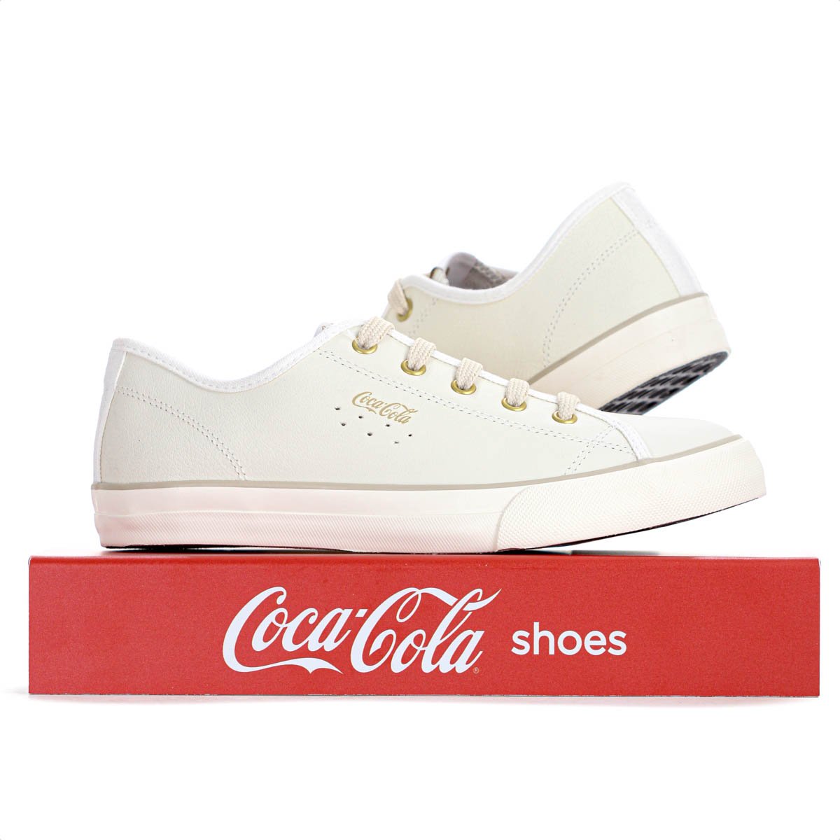 Tenis Coca Cola Stream Leather Off White - Feminino Off White 8