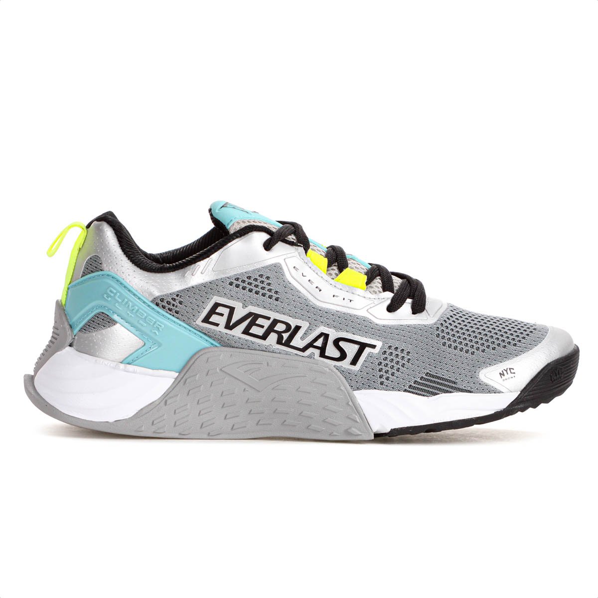 Tenis Everlast Climber Ultra Cinza e Verde Agua - Masculino 