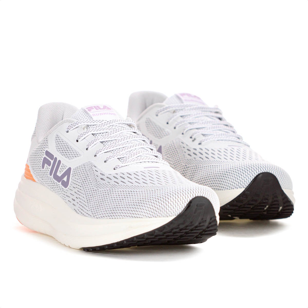 Tenis Fila Fastness Branco Laranja e Roxo - Feminino Branco 3