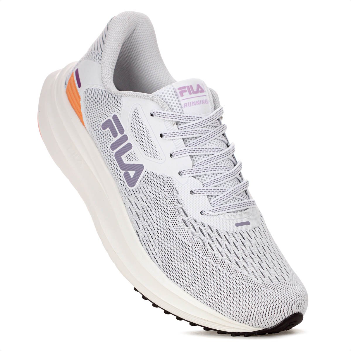 Tenis Fila Fastness Branco Laranja e Roxo - Feminino Branco 5