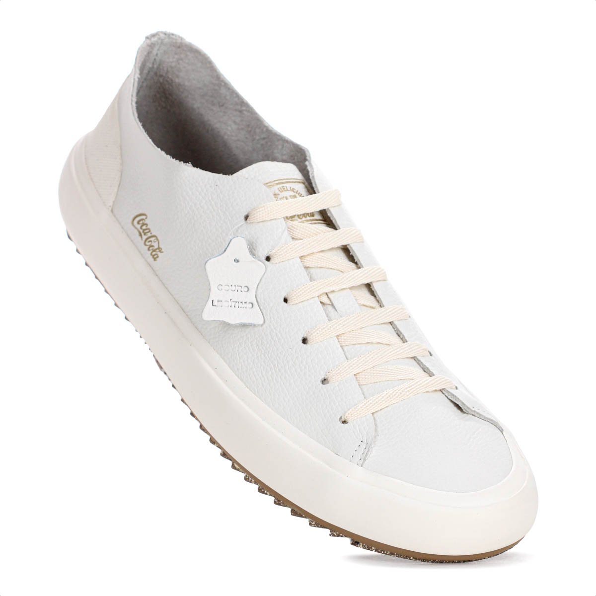 Tenis Coca Cola Trail Leather Off White - Masculino Off White 5