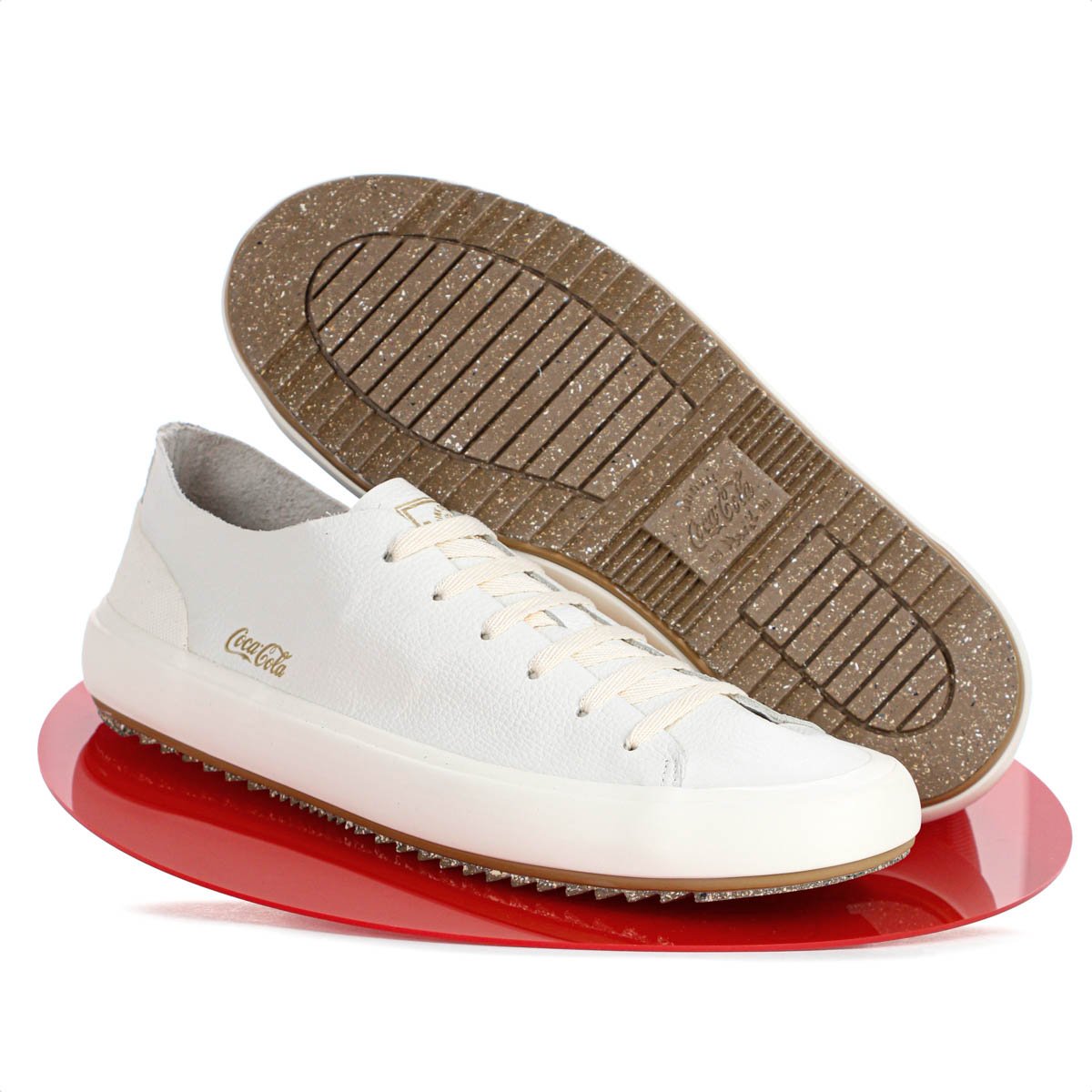 Tenis Coca Cola Trail Leather Off White - Masculino Off White 9