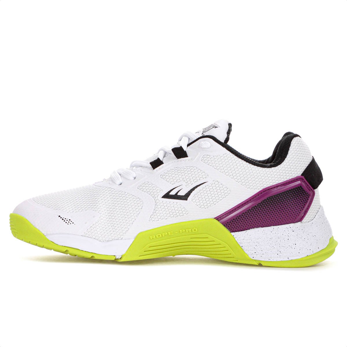 Tenis Everlast Climber Pro 3 Branco Roxo e Verde - Feminino Branco/Roxo/Verde 2