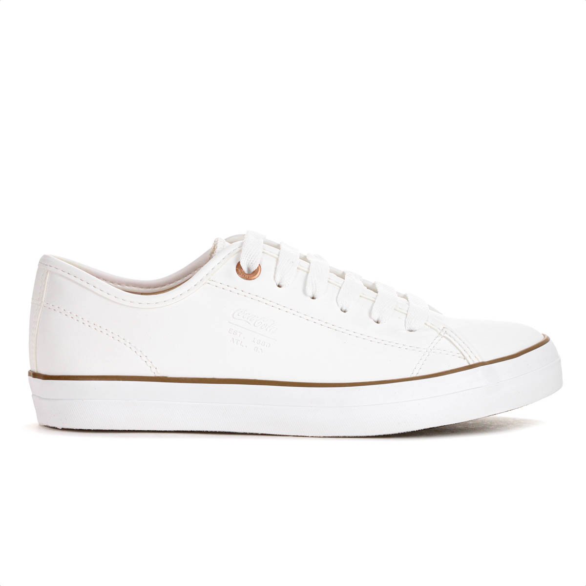 Tenis Coca Cola Stream Town Branco - Feminino