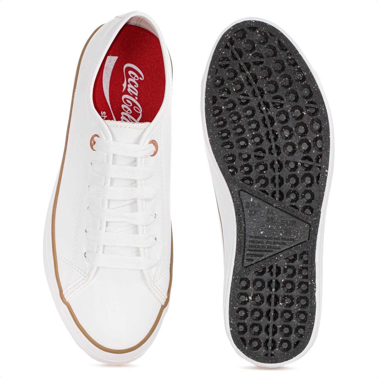 Tenis Coca Cola Stream Town Branco - Feminino Branco 4