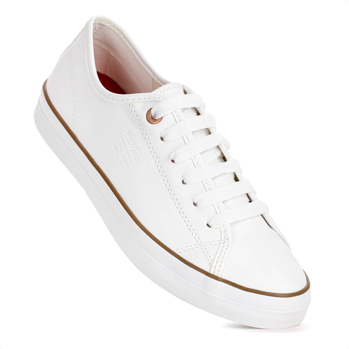 Tenis Coca Cola Stream Town Branco - Feminino Branco 5