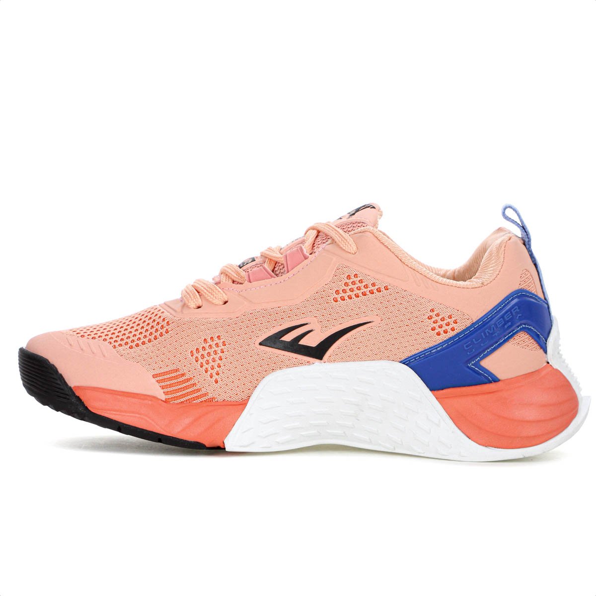 Tenis Everlast Climber Ultra Laranja Claro e Azul - Feminino  Laranja 2