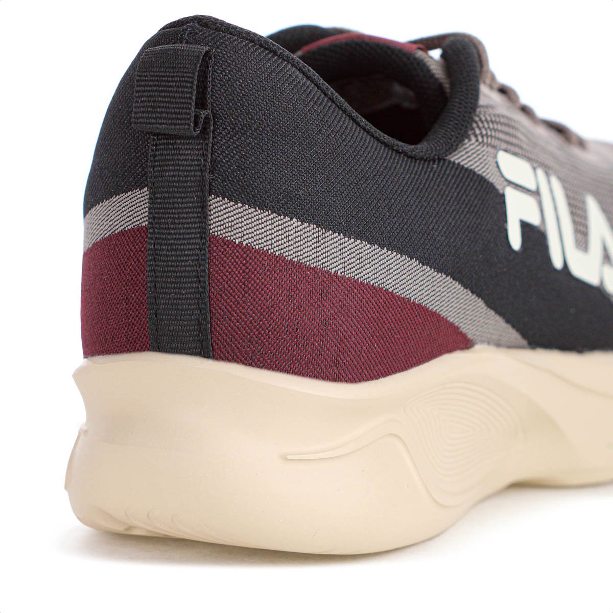 Tenis Fila Vector Preto Marrom e Bordo - Masculino Preto 7
