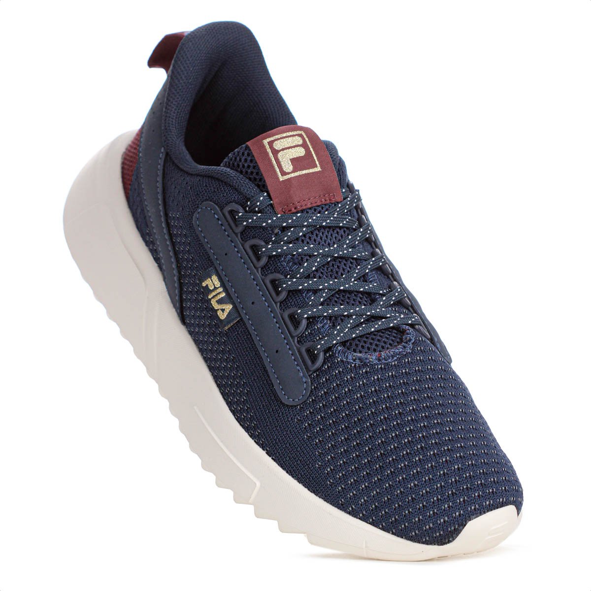 Tenis Fila Freestyle II Azul Escuro e Bordo -  Feminino Azul 4