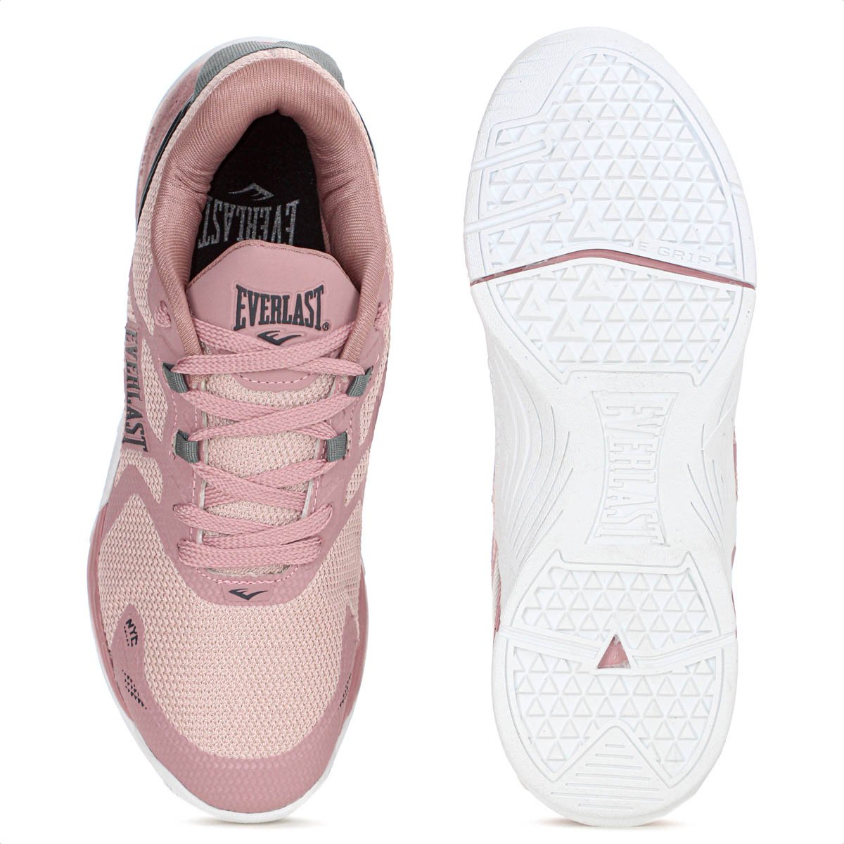 Tenis Everlast Climber Pro 3 Rosa e Cinza - Feminino Rosa 4