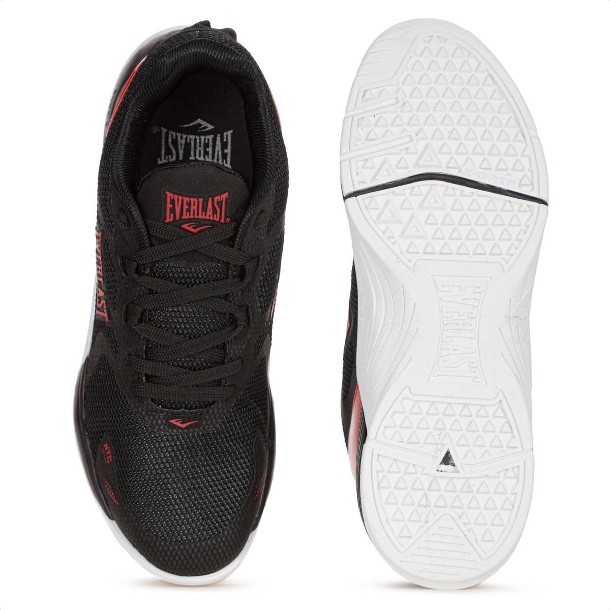 Tenis Everlast Climber Pro 3 Preto e Vermelho - Masculino Preto 4