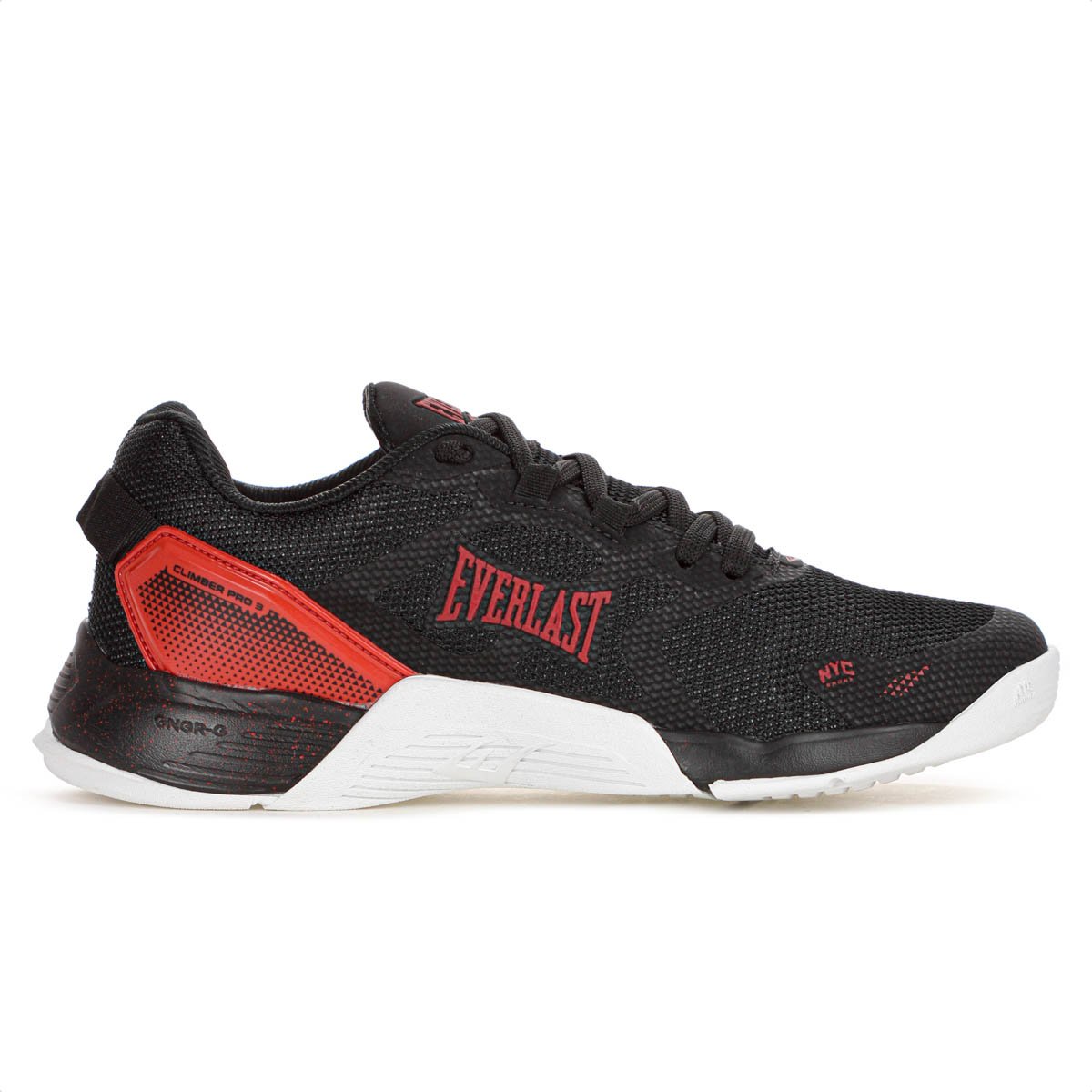 Tenis Everlast Climber Pro 3 Preto e Vermelho - Feminino 