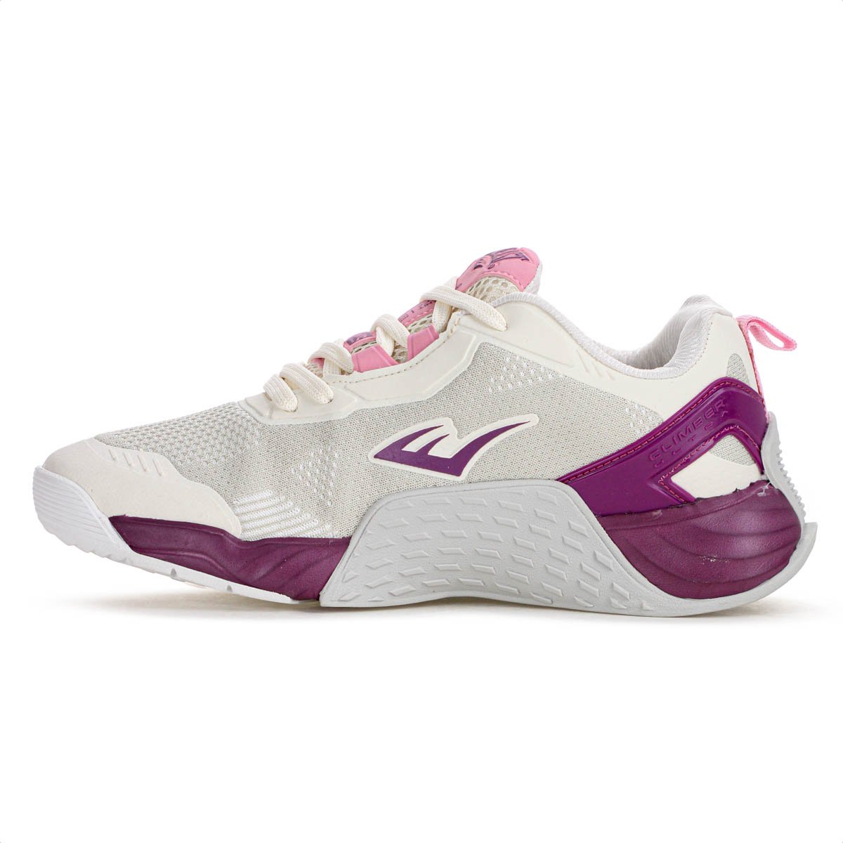 Tenis Everlast Climber Ultra Bege Roxo e Rosa - Feminino Branco/Roxo/Rosa 2