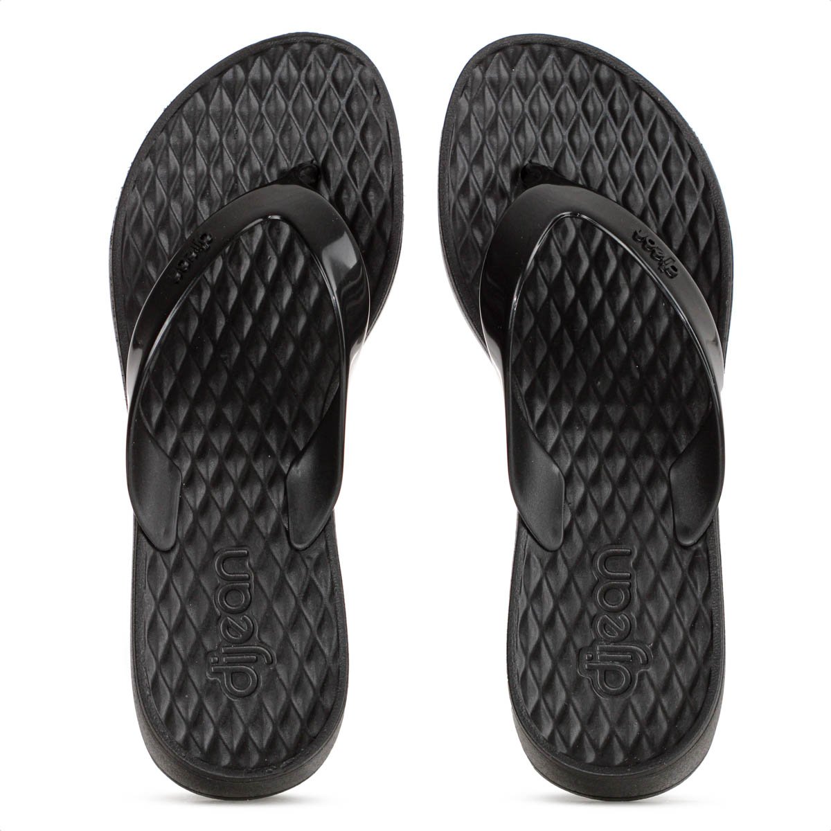 Chinelo Dijean Tira Evernizada 282 Preto - Feminino