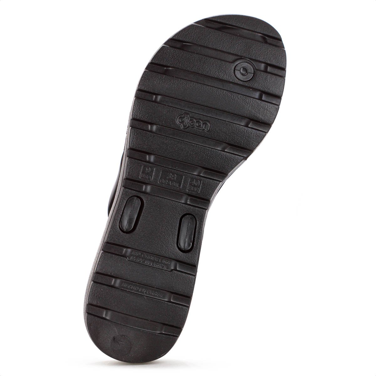 Chinelo Dijean Tira Evernizada 282 Preto - Feminino Preto 6