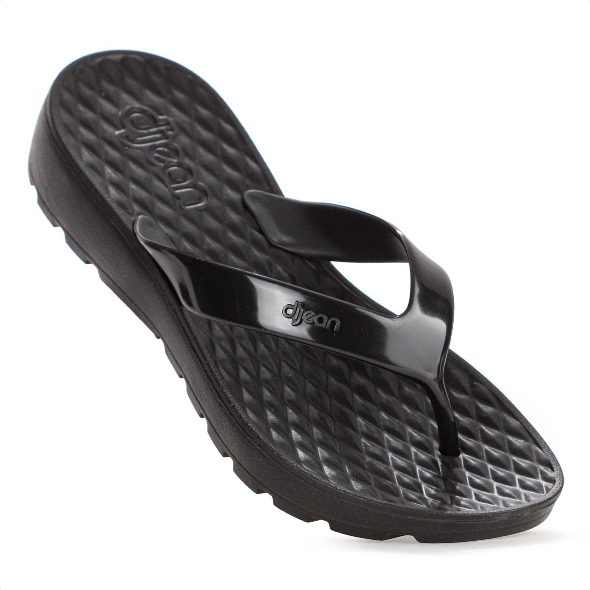 Chinelo Dijean Tira Evernizada 282 Preto - Feminino Preto 7