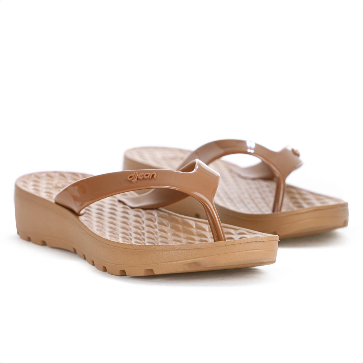 Chinelo Dijean Tira Evernizada 282 Marrom - Feminino Marrom 2