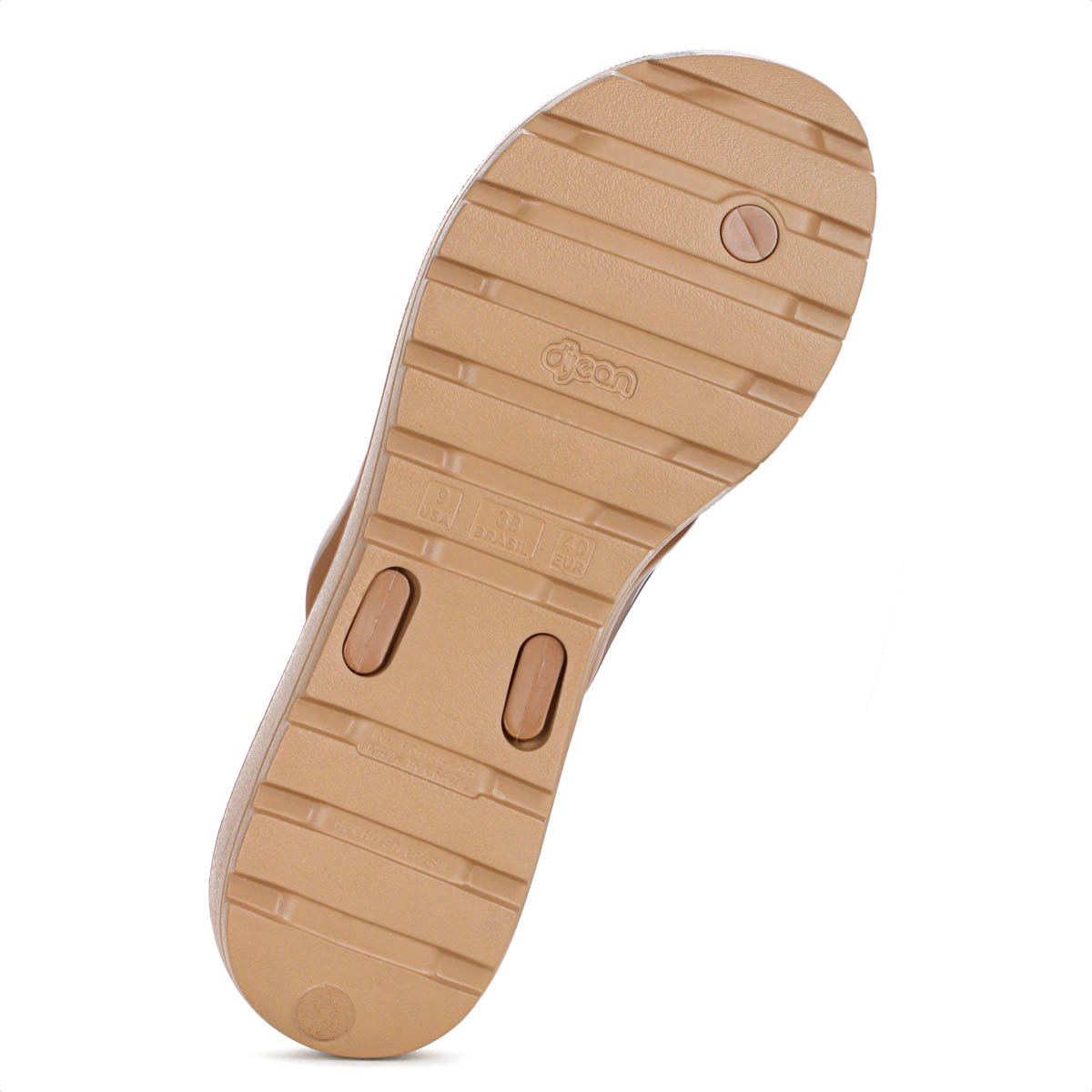 Chinelo Dijean Tira Evernizada 282 Marrom - Feminino Marrom 6