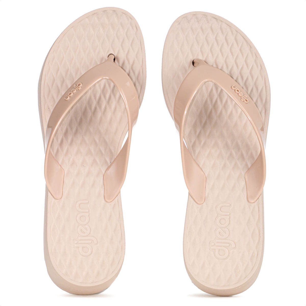 Chinelo Dijean Tira Evernizada 282 Nude Claro - Feminino