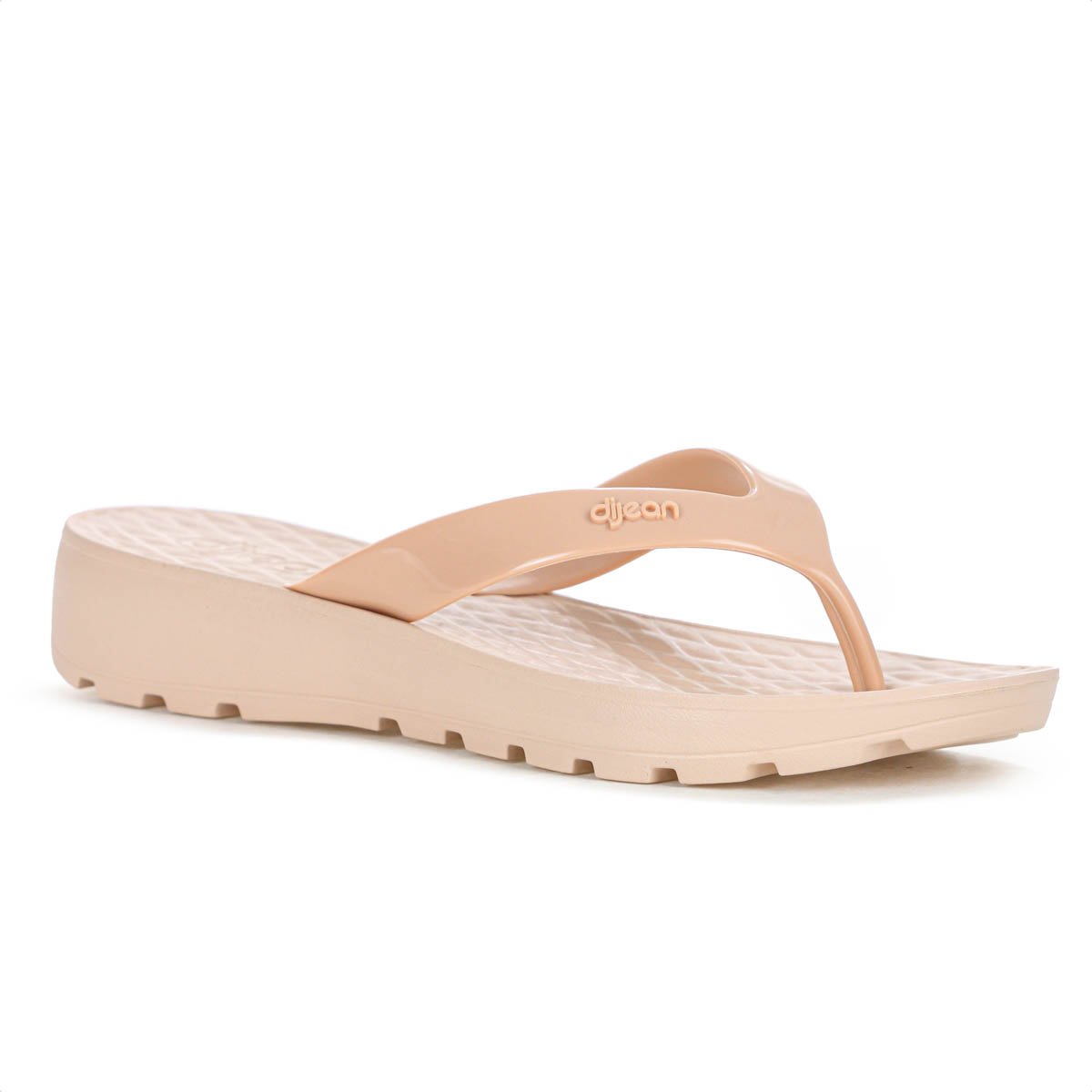 Chinelo Dijean Tira Evernizada 282 Nude Claro - Feminino Bege 3