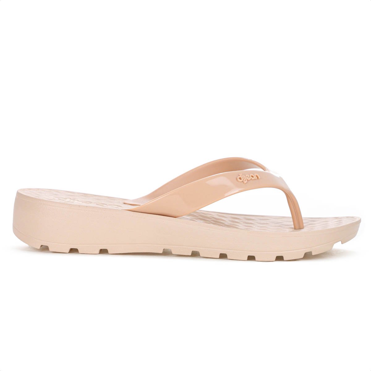 Chinelo Dijean Tira Evernizada 282 Nude Claro - Feminino Bege 4