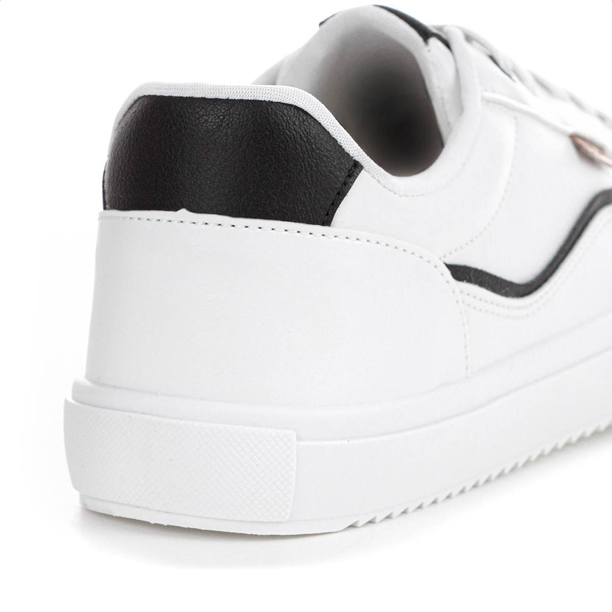 Tenis Anacapri Detalhe Onda Branco e Preto - Feminino Branco 7