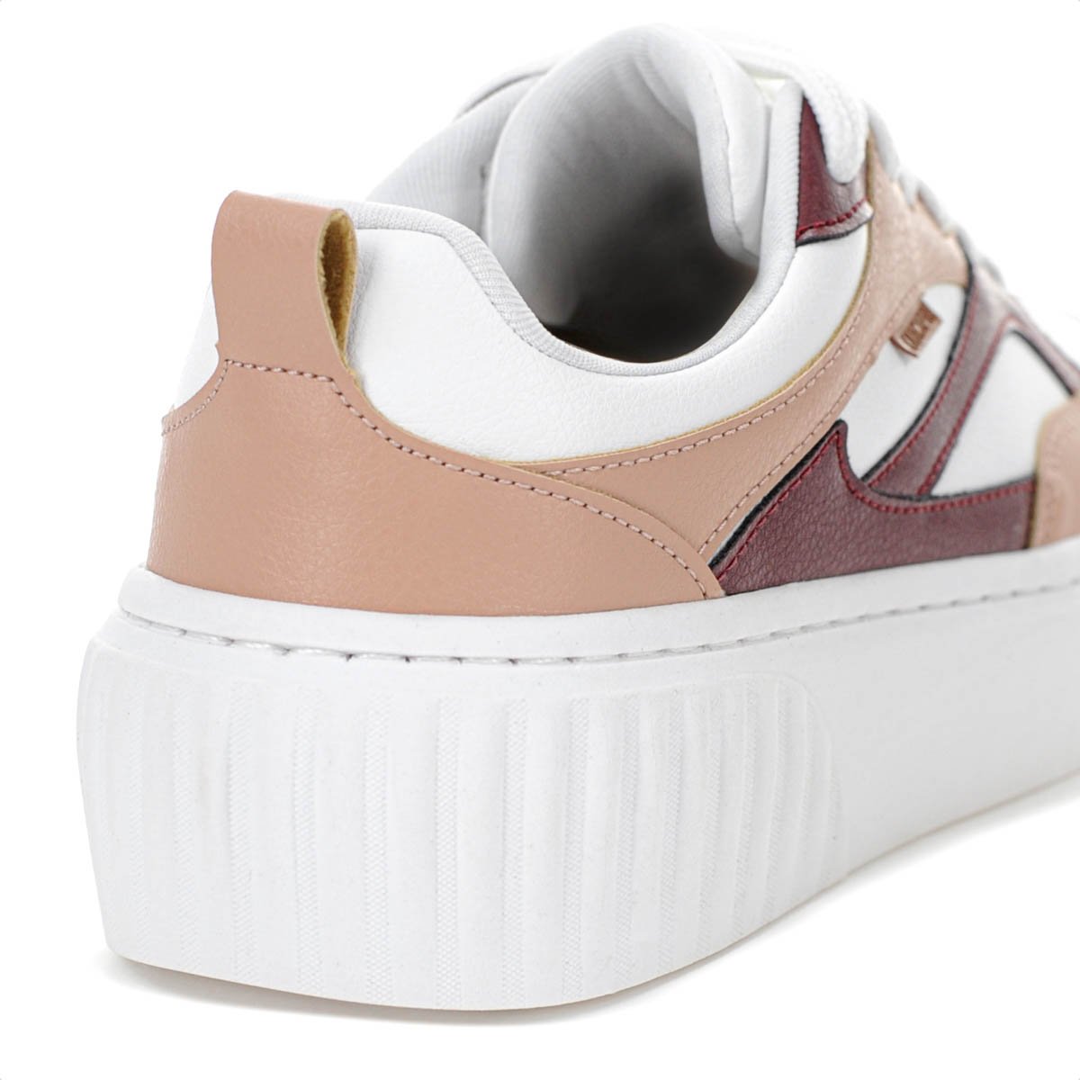 Tenis Anacapri Luna Branco Bege e Marsala - Feminino Branco 7