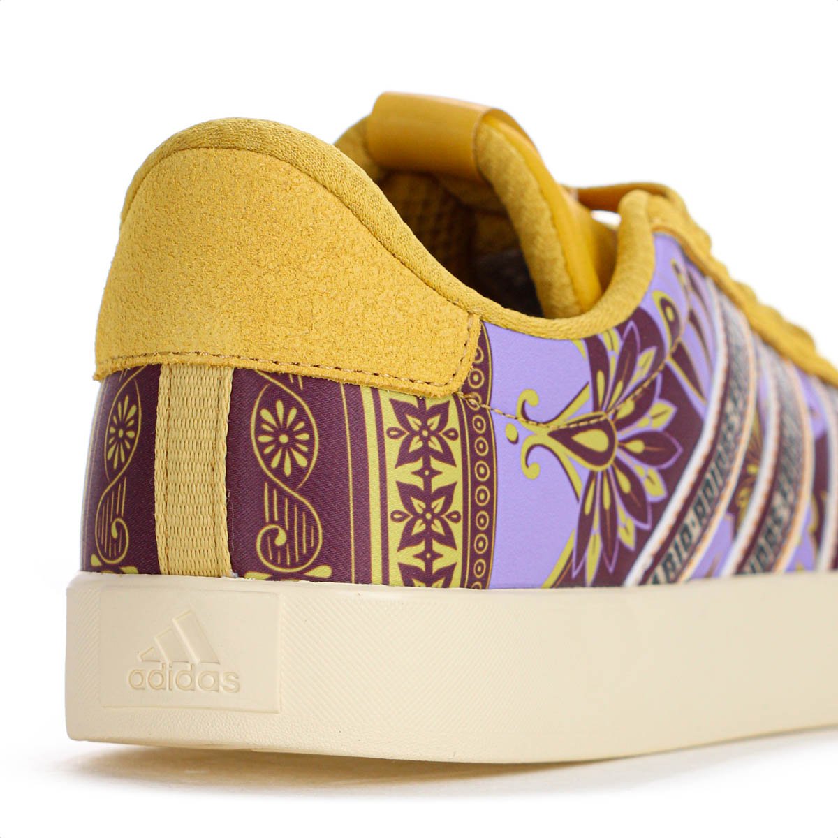 Tenis Adidas Farm Rio VL Court 3.0 Amarelo e Lilas - Feminino Amarelo 7