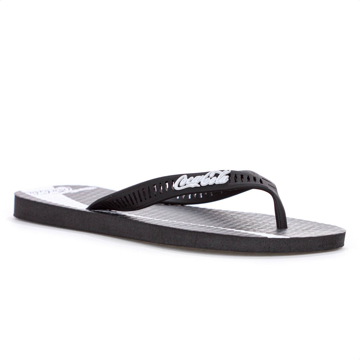 Chinelo Coca Cola Share a Coke Preto e Branco - Masculino Preto 3