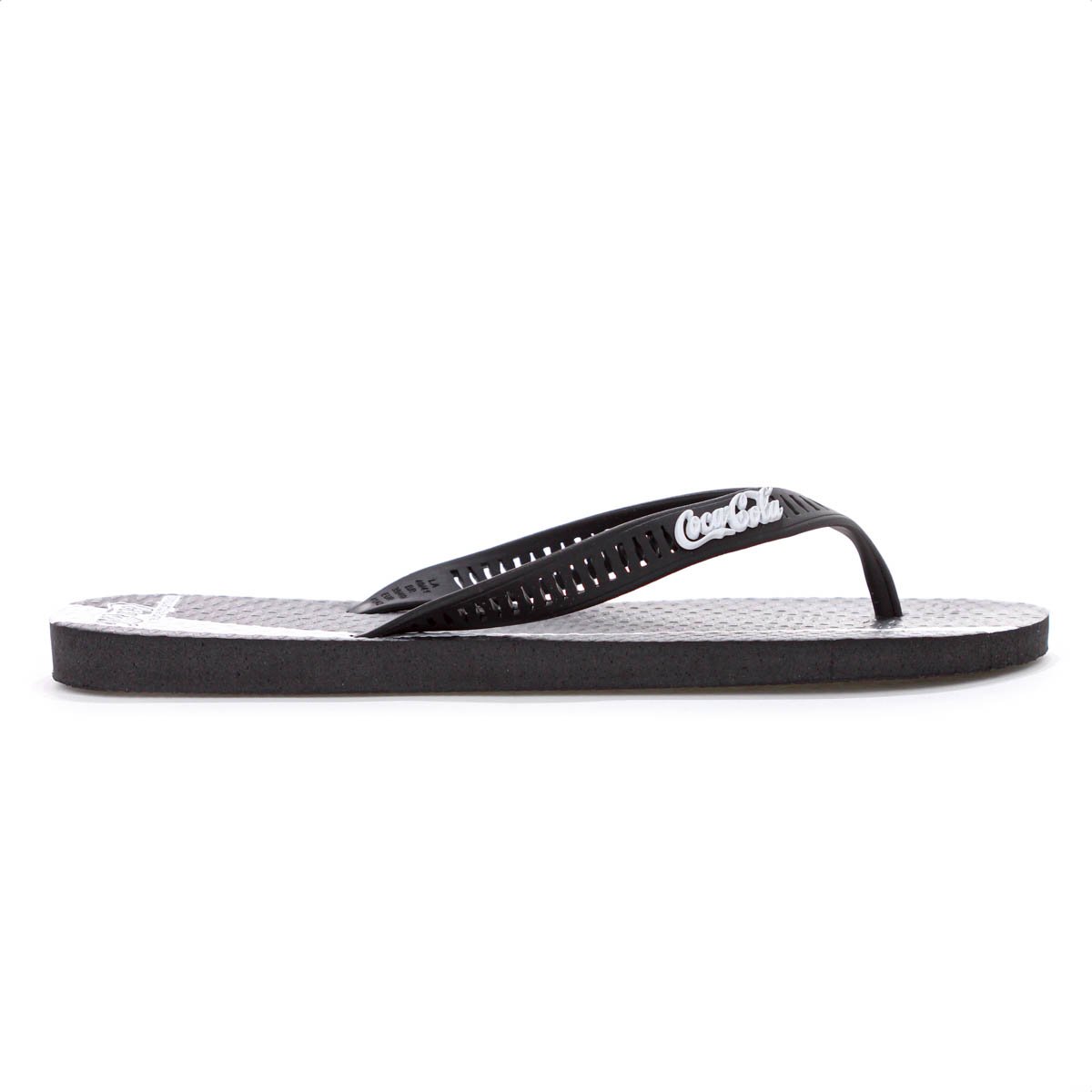 Chinelo Coca Cola Share a Coke Preto e Branco - Masculino Preto 4