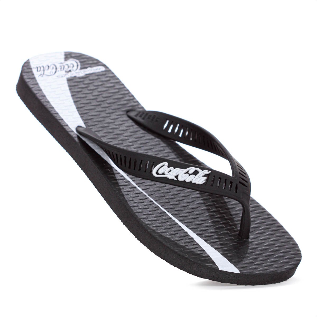 Chinelo Coca Cola Share a Coke Preto e Branco - Masculino Preto 7