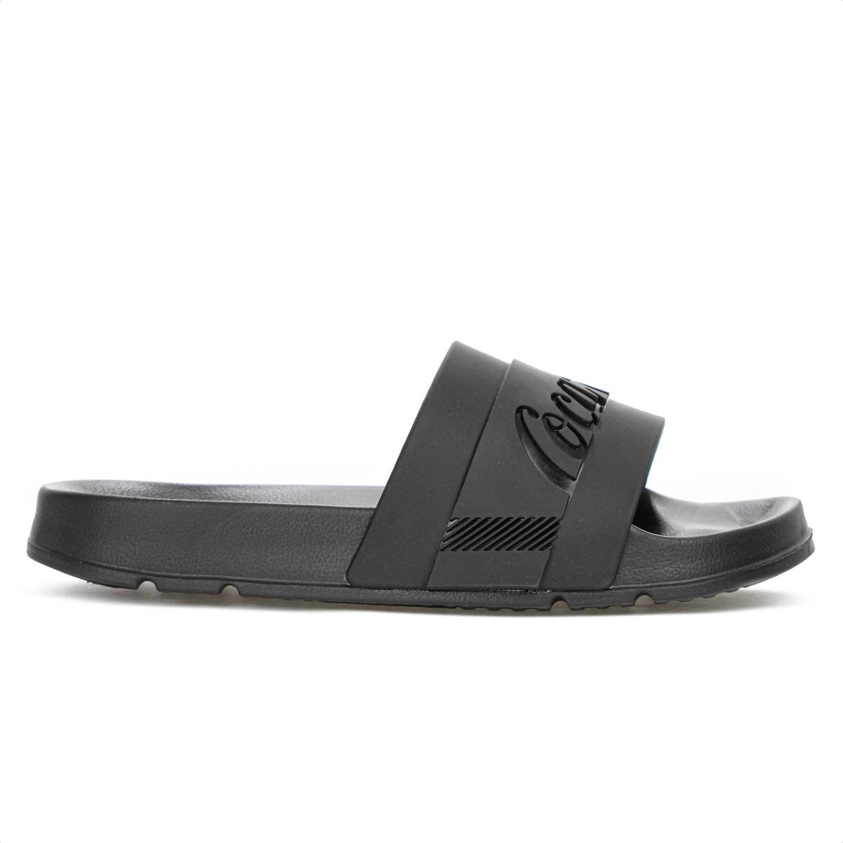 Chinelo Coca Cola Slide Injetado Preto - Feminino Preto 2