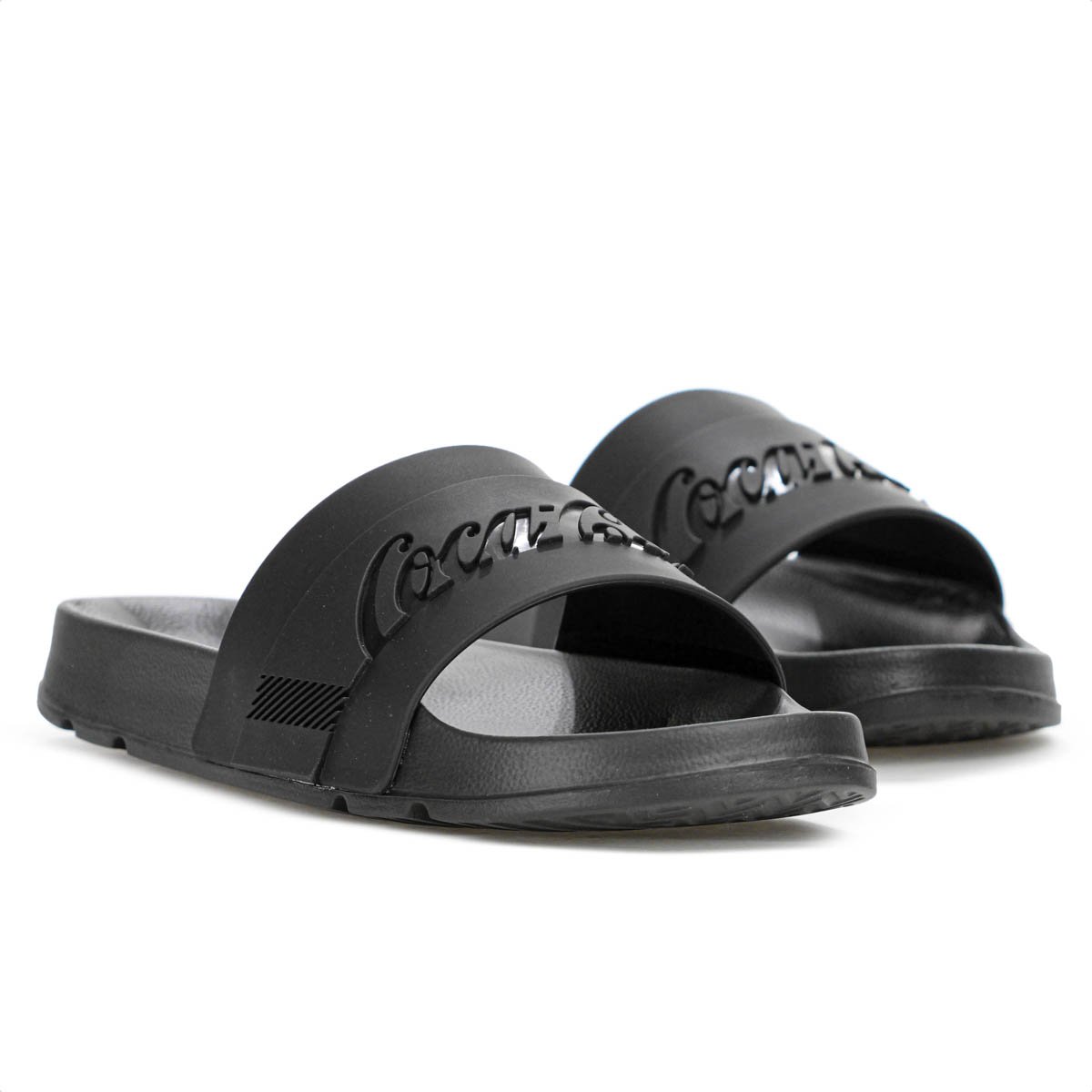 Chinelo Coca Cola Slide Injetado Preto - Feminino Preto 5