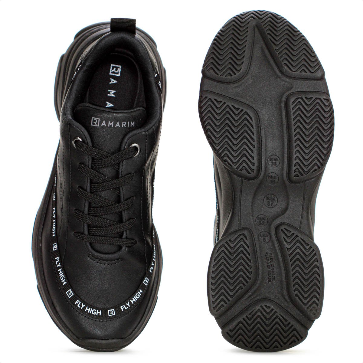 Tenis Ramarim New Fly High Preto - Feminino Preto 4