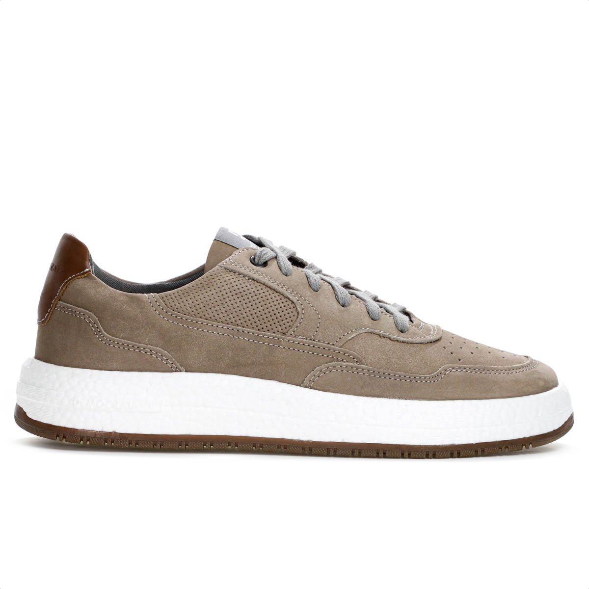 Tenis Democrata Drake Pulse Nobuck Marrom Claro - Masculino