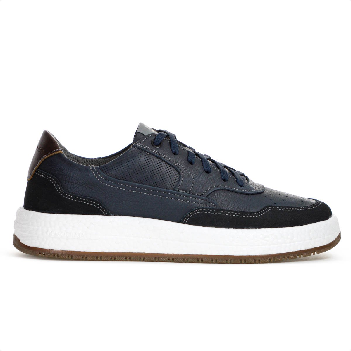 Tenis Democrata Drake Pulse Nobuck Azul Marinho - Masculino