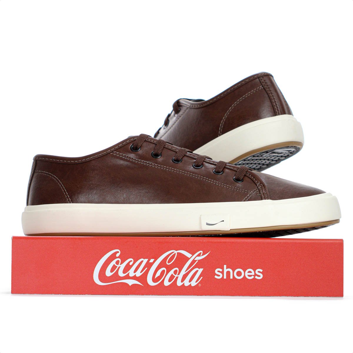 Tenis Coca Cola Resort Marrom Escuro - Masculino Marrom 8