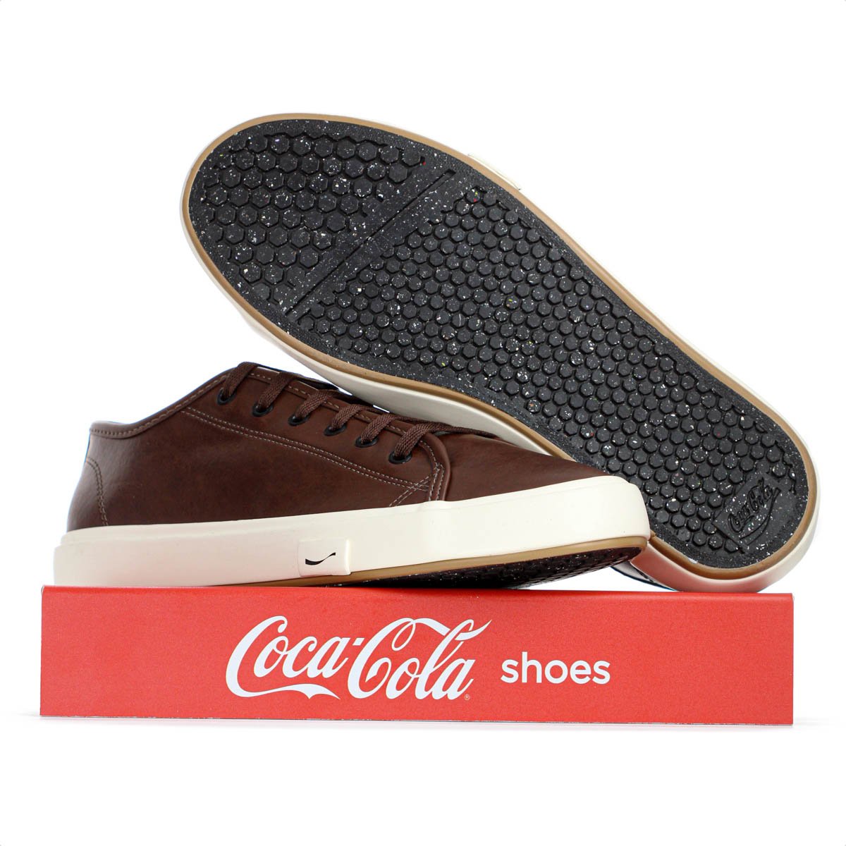 Tenis Coca Cola Resort Marrom Escuro - Masculino Marrom 9